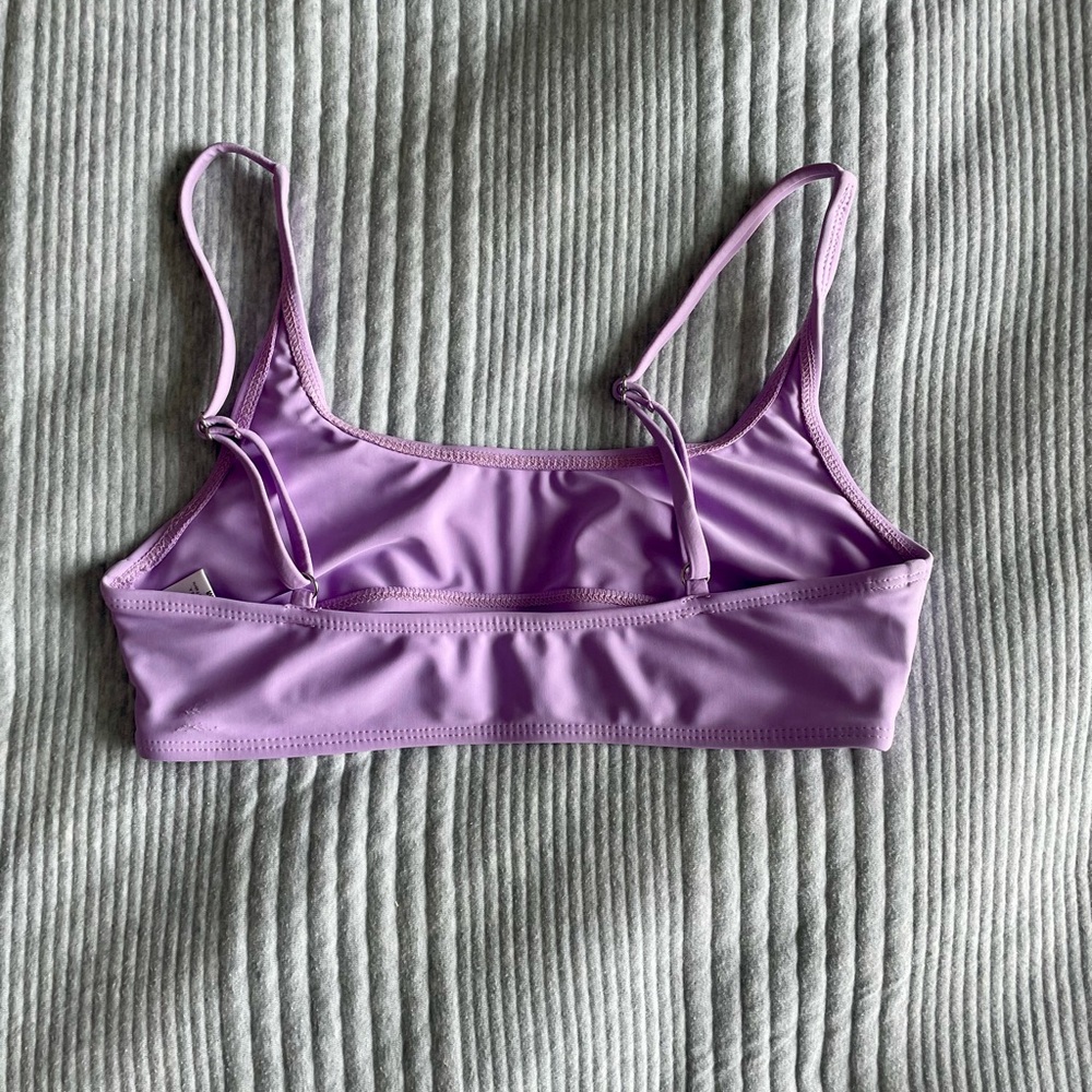 iHeartRaves Lavender Underboob Top - Picture 3 of 3
